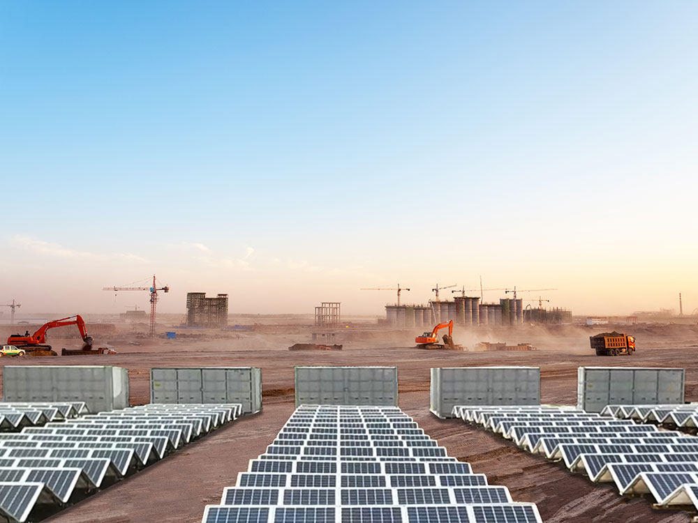 Solar Power Containers for 인프라